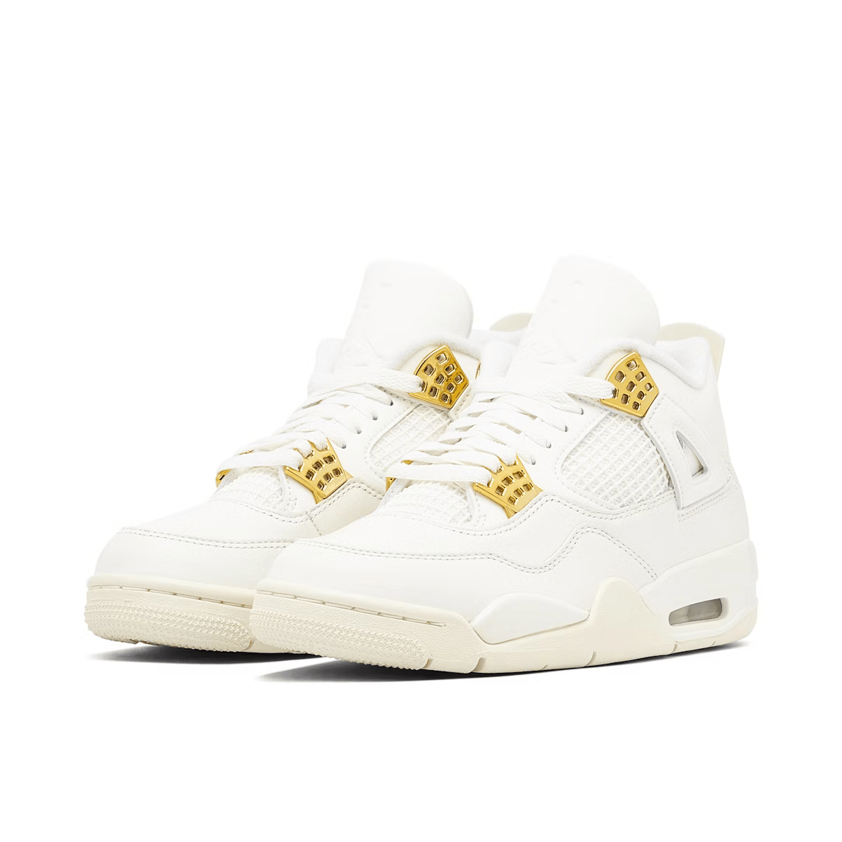Jordan 4 Retro Metallic Gold (Women's)