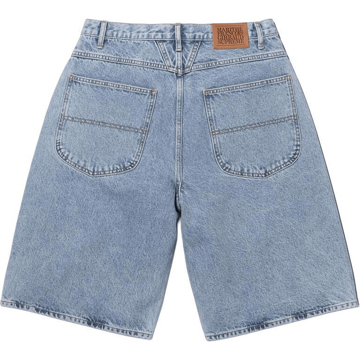Supreme Marithé + François Girbaud X-Seam Baggy Denim Short Lavato Indaco
