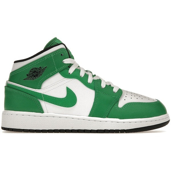 Jordan 1 Mid Lucky Green (GS)