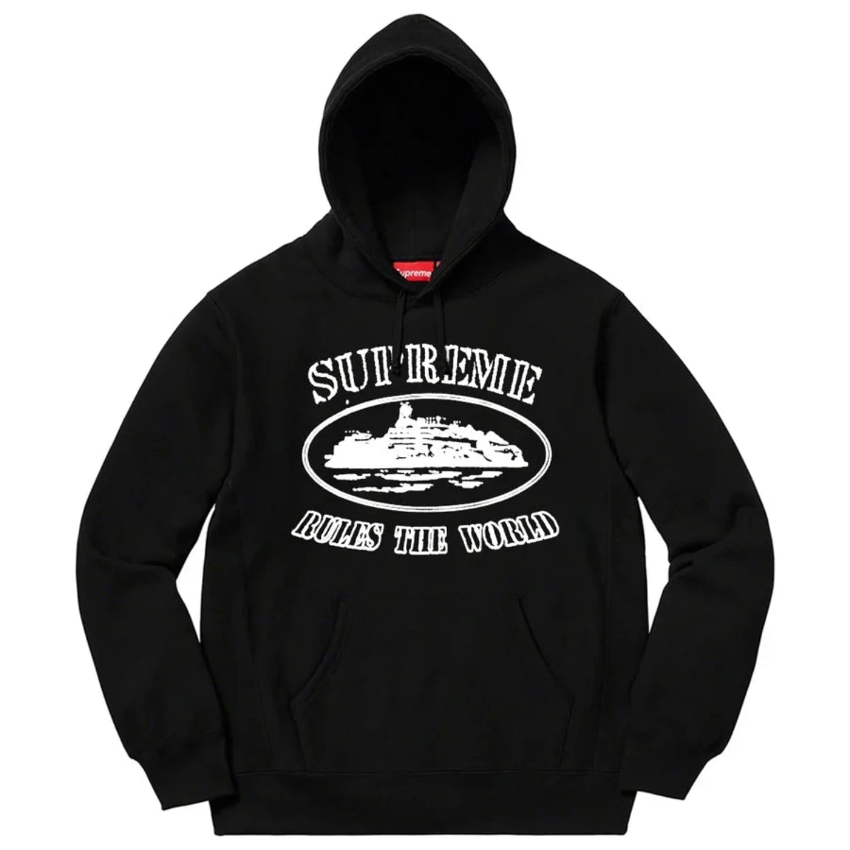 Supreme Corteiz Rules The World Hoodie Black