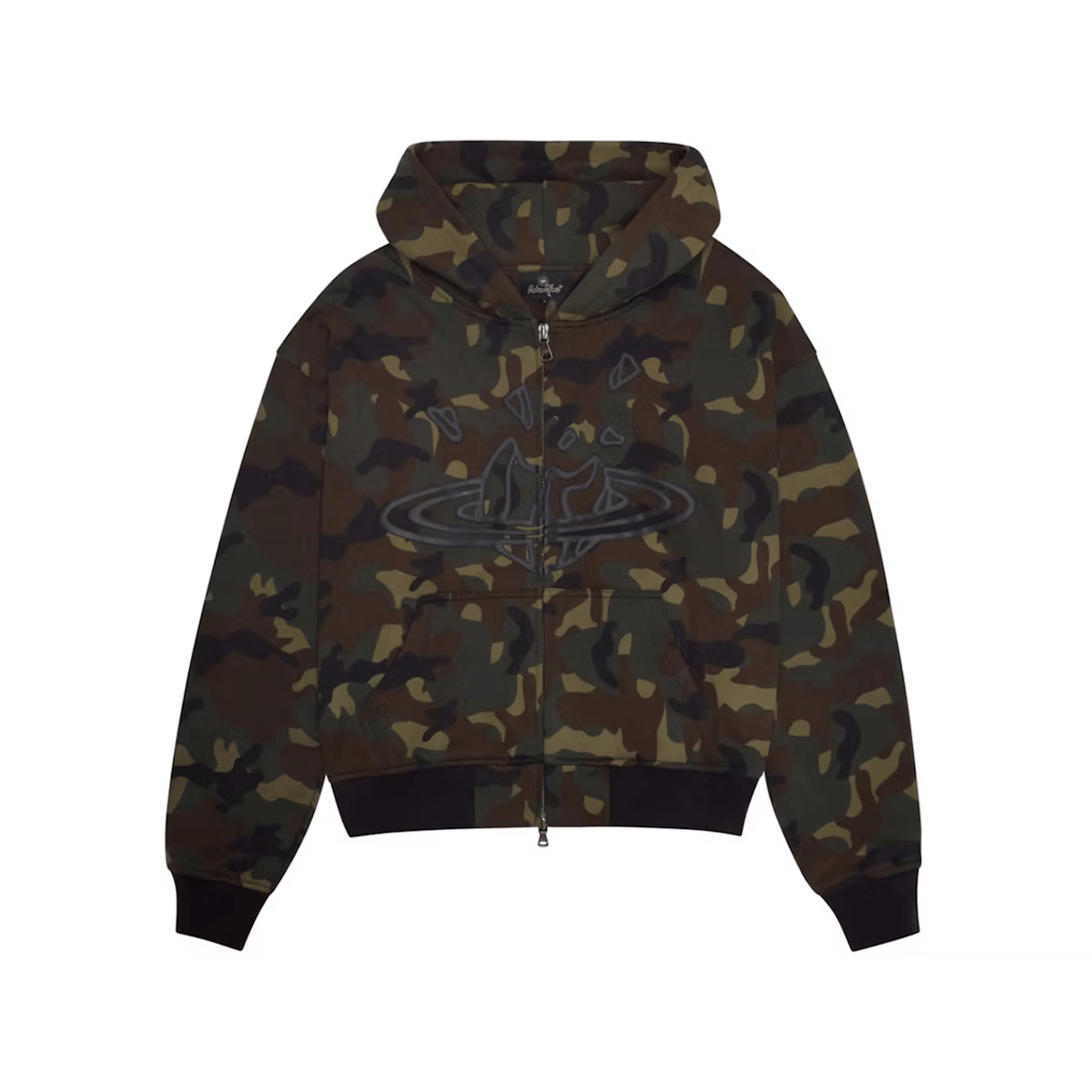 Broken Planet Camo Planet Zip Up Hoodie