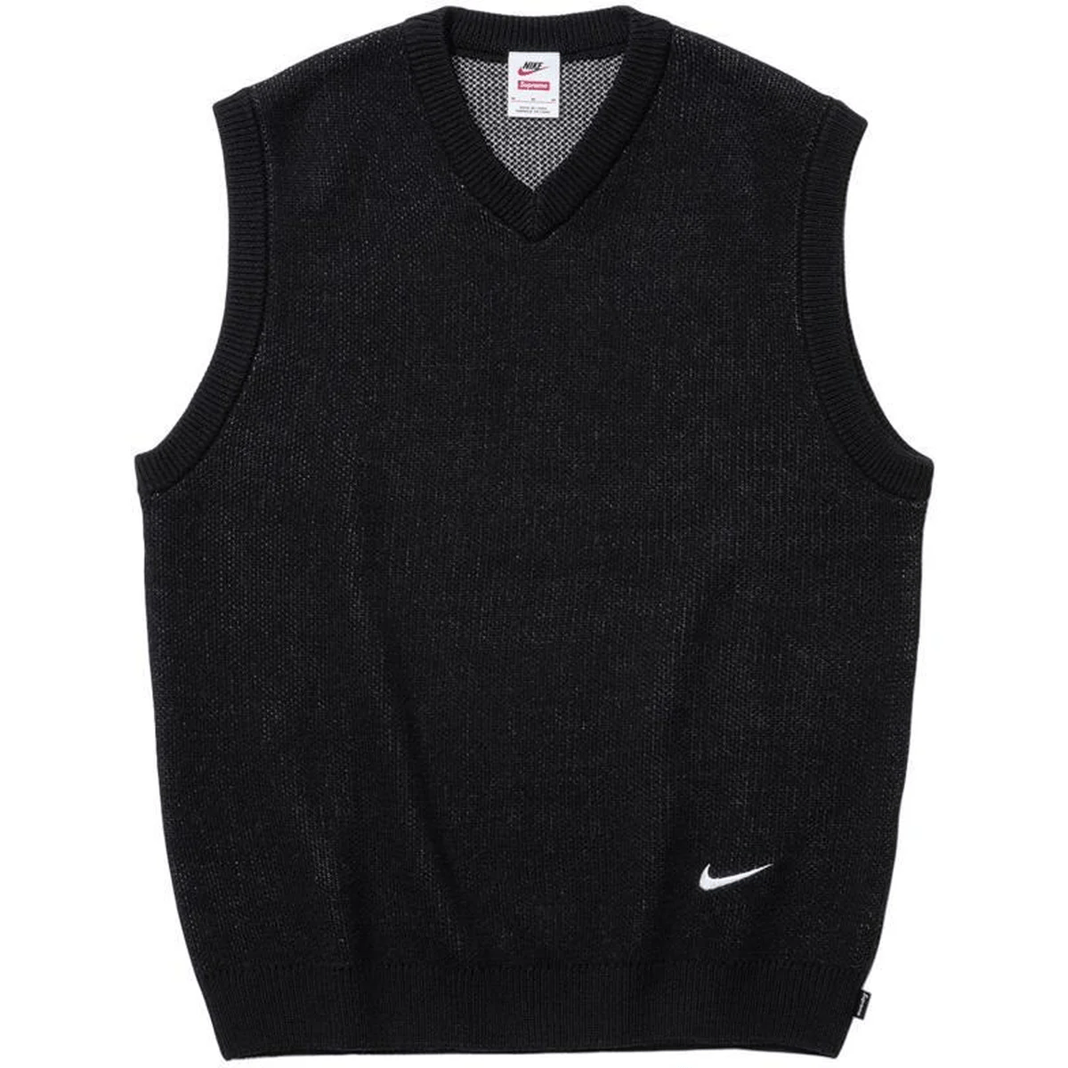Supreme Nike Sweater Vest Black