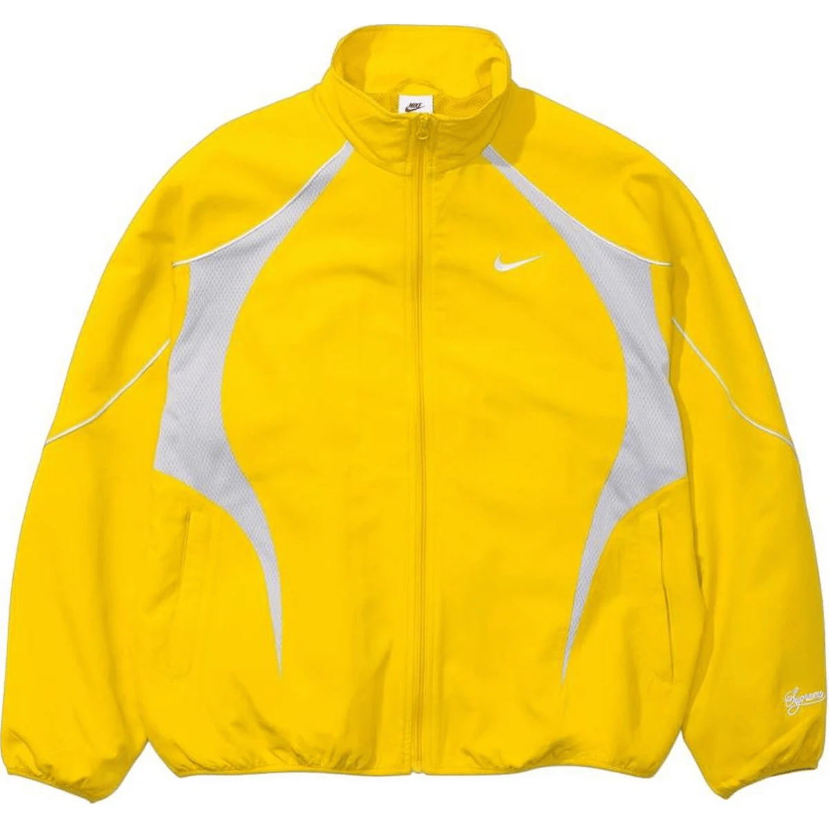 Supreme Nike Track Jacket Yellow